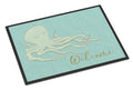 Octopus Welcome Doormat Indoor Outdoor 24H X 36W Front Door Mat Rugs for Entryway, Non Slip Washable Low Pile,