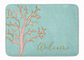 Coral Welcome Memory Foam Kitchen Mat Machine Washable Anti-Fatigue Cushion Comfort Bath or Kitchen Rug