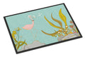Flamingo Underwater #2 Doormat Indoor Outdoor 18H X 27W Front Door Mat Rugs for Entryway, Non Slip Washable