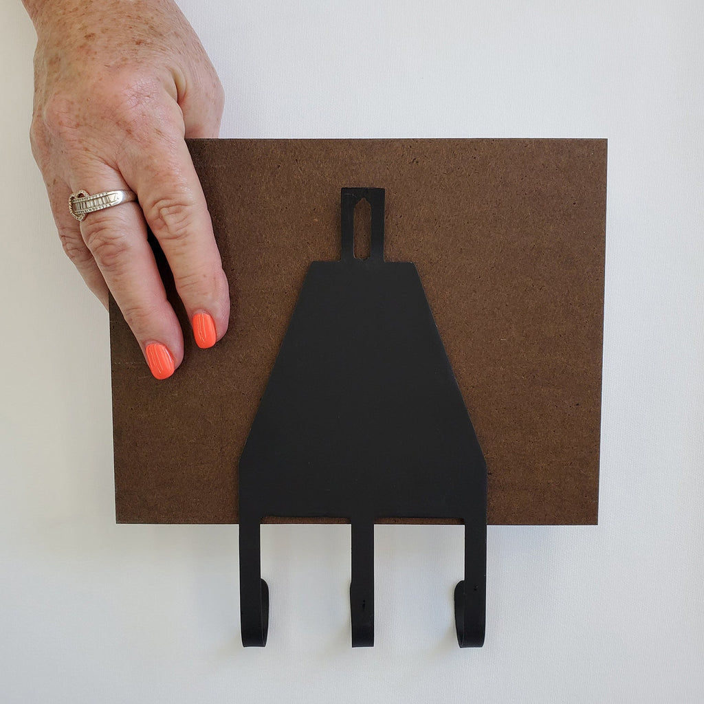 Flamingo Underwater #2 Leash or Key Holder Wall Hooks, Coat Rack Wall Mount, for Hanging Keys, Towels, Aprons, Leashes
