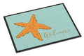 Starfish Welcome Doormat Indoor Outdoor 18H X 27W Front Door Mat Rugs for Entryway, Non Slip Washable