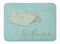 Sting Ray Welcome Memory Foam Kitchen Mat Machine Washable Anti-Fatigue Cushion Comfort Bath or Kitchen Rug