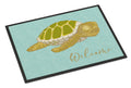 Sea Turtle Welcome Doormat Indoor Outdoor 24H X 36W Front Door Mat Rugs for Entryway, Non Slip Washable Low Pile,