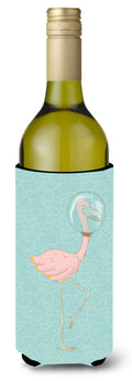 Flamingo Underwater Wine Bottle Hugger Gift Sleeve for Standard 750 ml Bottles, Insulated Reusable Also Fits Mini Shot & Pint Bottles