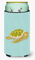 Sea Turtle Tall Boy Hugger Can Cooler Sleeve Machine Washable Drink Collapsible Insulator Beverage Insulated Holder