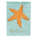 Starfish House Flag 28x40 Porch Sleeve Pole Decorative Outside Yard Banner Artwork Wall Hanging, Polyester