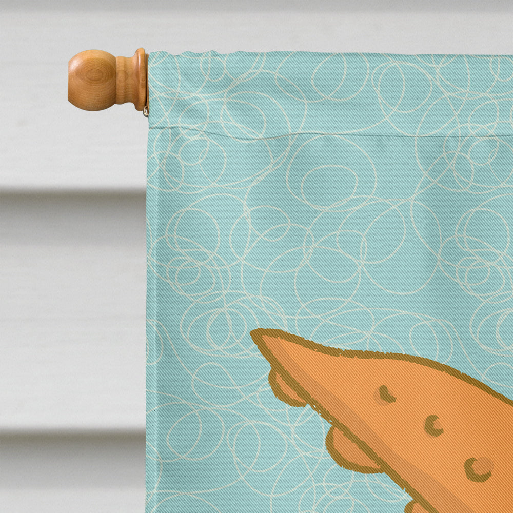 Starfish House Flag 28x40 Porch Sleeve Pole Decorative Outside Yard Banner Artwork Wall Hanging, Polyester