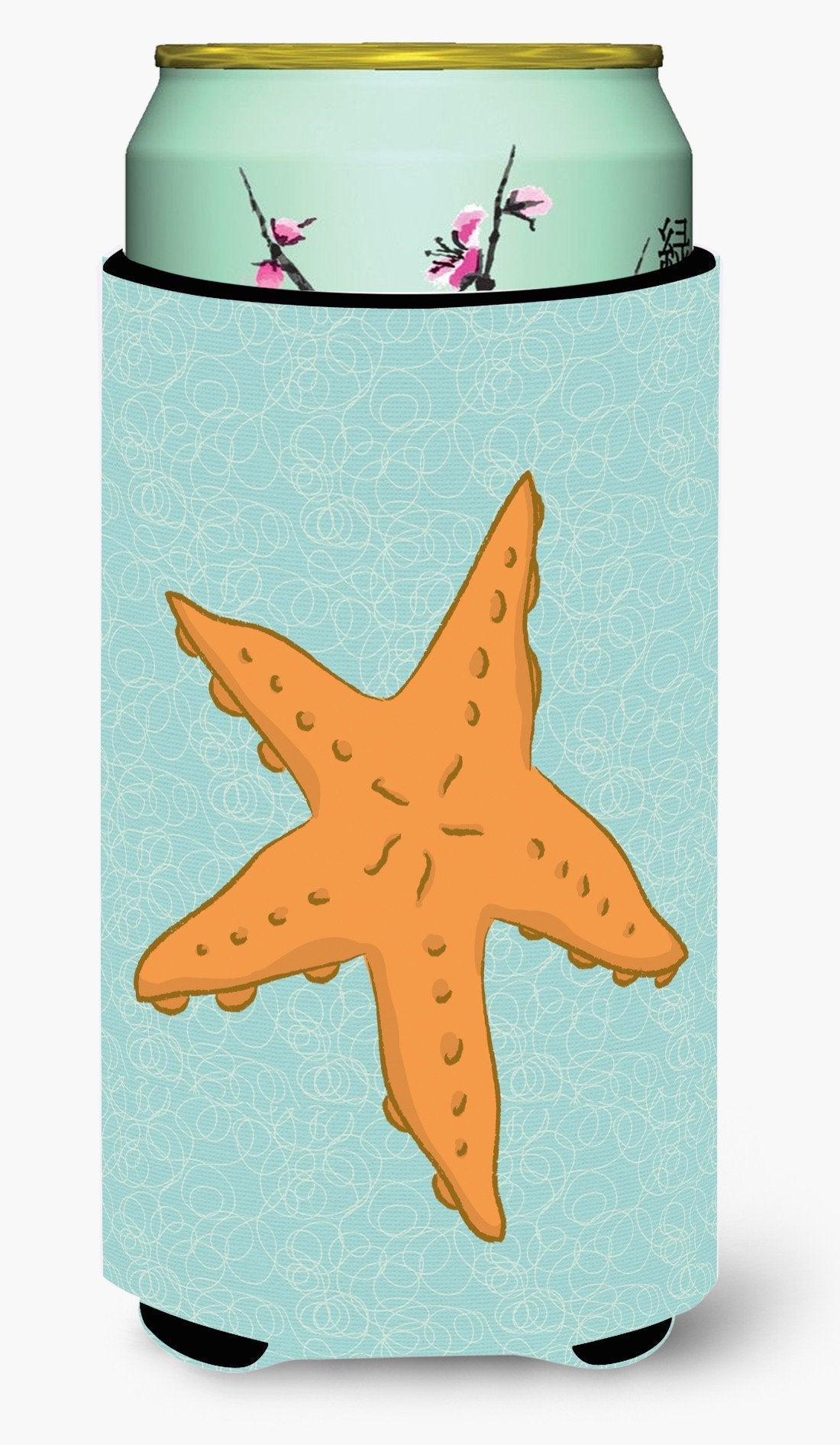 Starfish Tall Boy Hugger Can Cooler Sleeve Machine Washable Drink Collapsible Insulator Beverage Insulated Holder