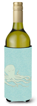 Octopus Wine Bottle Hugger Gift Sleeve for Standard 750 ml Bottles, Insulated Reusable Also Fits Mini Shot & Pint Bottles