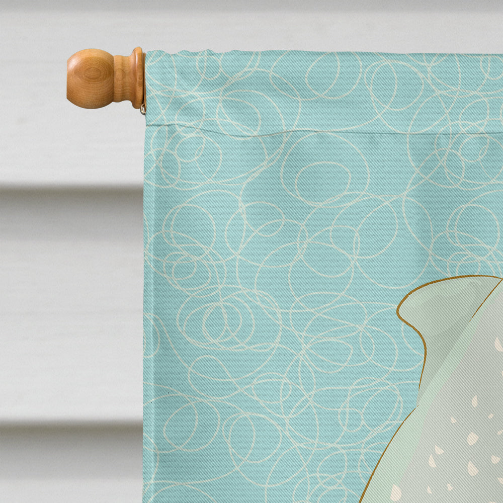 Dolphin House Flag 28x40 Porch Sleeve Pole Decorative Outside Yard Banner Artwork Wall Hanging, Polyester