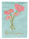 Bunch of Flowers House Flag 28x40 Porch Sleeve Pole Decorative Outside Yard Banner Artwork Wall Hanging, Polyester