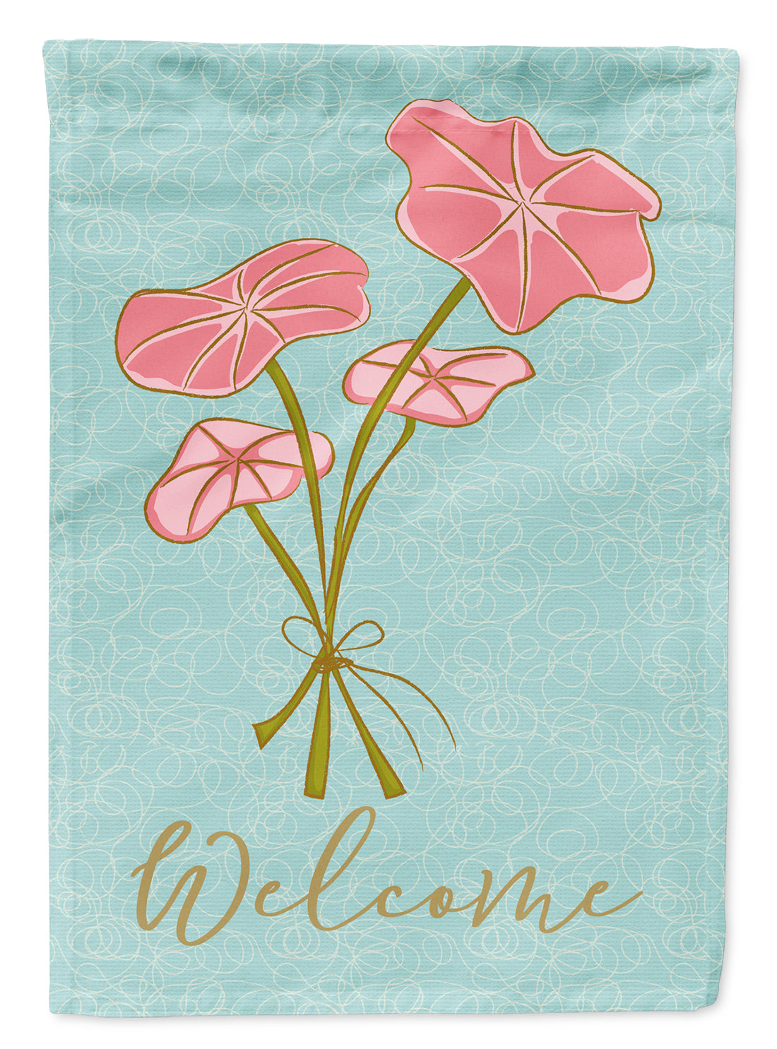 Bunch of Flowers House Flag 28x40 Porch Sleeve Pole Decorative Outside Yard Banner Artwork Wall Hanging, Polyester
