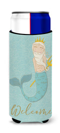 Neptune Merman Slim Can Hugger , Insulated Foam Hugger for 12 oz Slim Cans, Beer Bottles & Water Bottles, Printed in USA