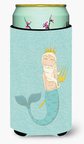 Neptune Merman Tall Boy Hugger Can Cooler Sleeve Machine Washable Drink Collapsible Insulator Beverage Insulated Holder