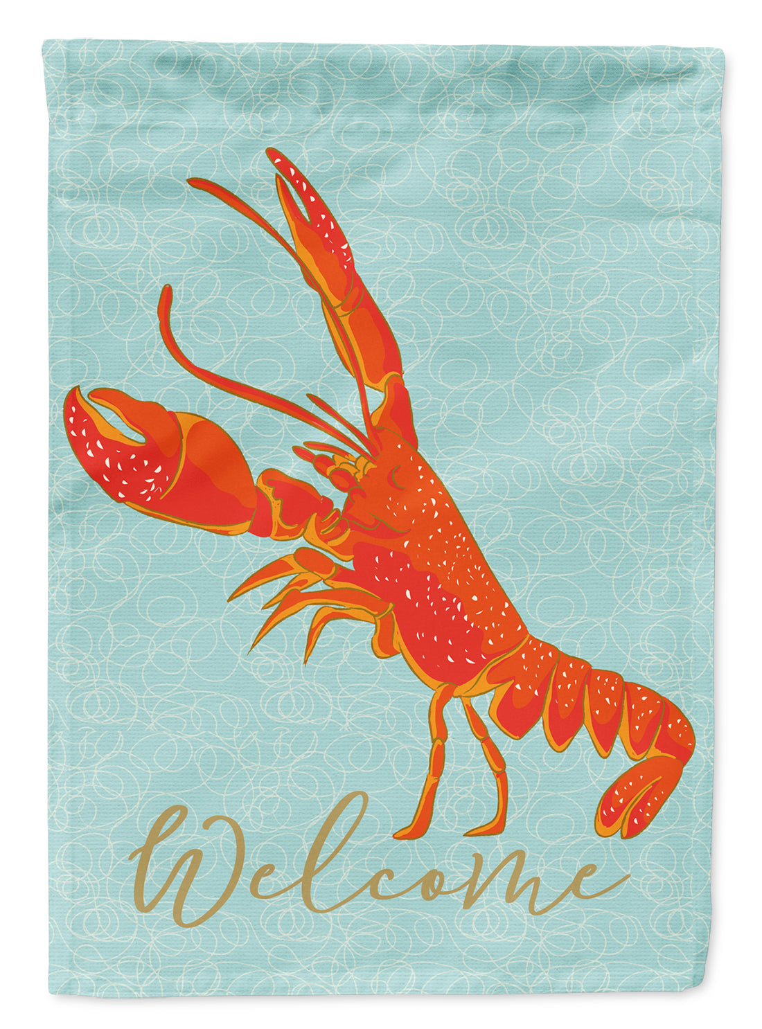 Lobster House Flag 28x40 Porch Sleeve Pole Decorative Outside Yard Banner Artwork Wall Hanging, Polyester