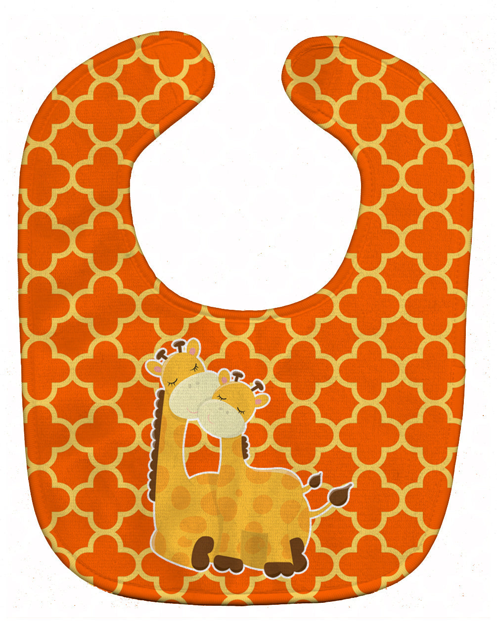 Giraffes Baby Bib Easy-Clean Baby Bib Baby Feeding Accessory Baby Mealtime Essential, 10 x 13, Multicolor