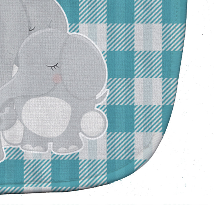 Elephants Baby Bib Easy-Clean Baby Bib Baby Feeding Accessory Baby Mealtime Essential, 10 x 13, Multicolor