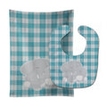 Elephants Baby Bib & Burp Cloth Easy-Clean Baby Bib Baby Feeding Accessory Baby Mealtime Essential