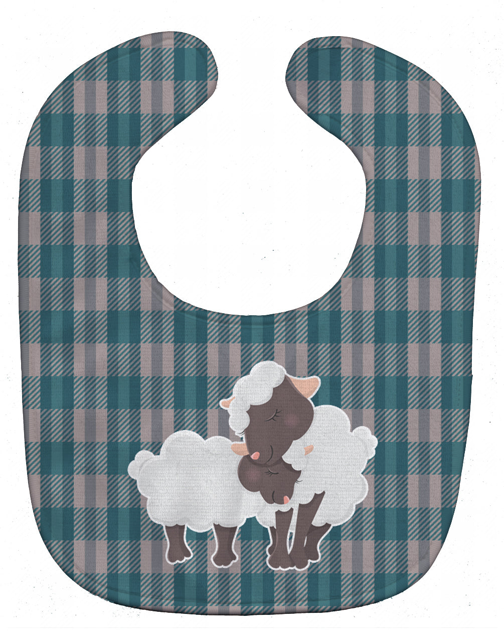 Sheep Baby Bib Easy-Clean Baby Bib Baby Feeding Accessory Baby Mealtime Essential, 10 x 13, Multicolor