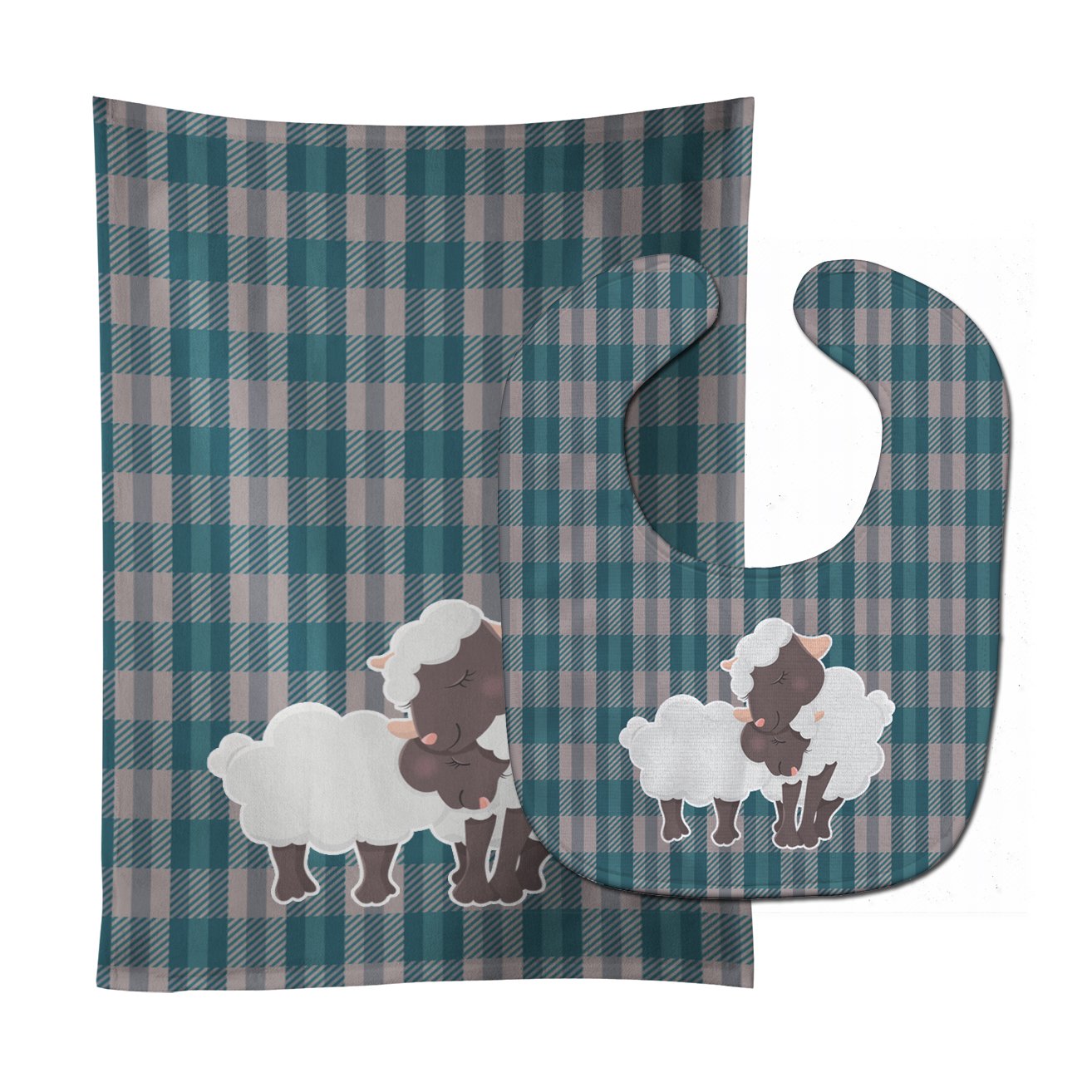 Sheep Baby Bib & Burp Cloth Easy-Clean Baby Bib Baby Feeding Accessory Baby Mealtime Essential