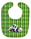 Pandas Baby Bib Easy-Clean Baby Bib Baby Feeding Accessory Baby Mealtime Essential, 10 x 13, Multicolor