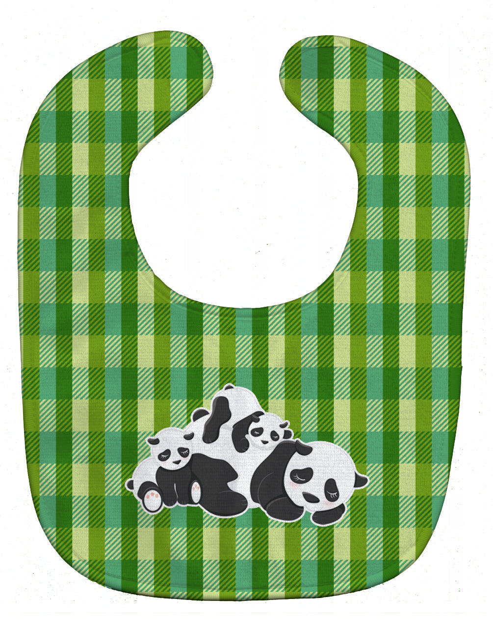 Pandas Baby Bib Easy-Clean Baby Bib Baby Feeding Accessory Baby Mealtime Essential, 10 x 13, Multicolor