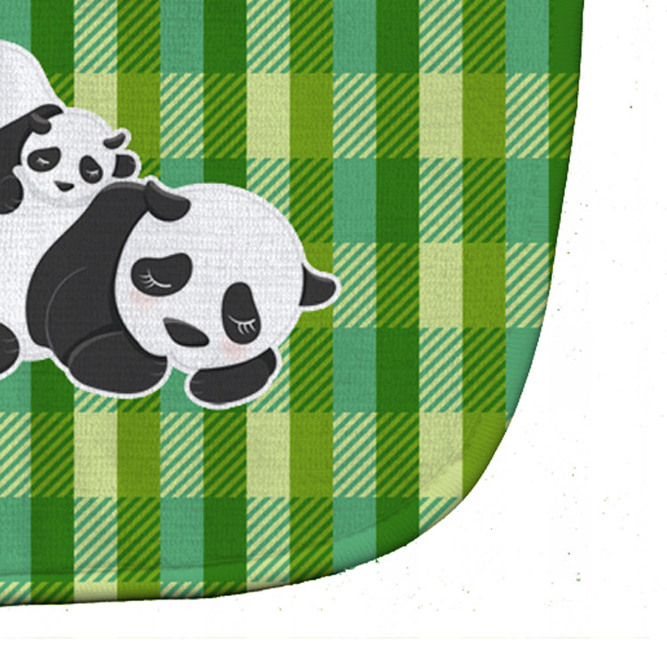 Pandas Baby Bib Easy-Clean Baby Bib Baby Feeding Accessory Baby Mealtime Essential, 10 x 13, Multicolor