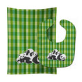 Pandas Baby Bib & Burp Cloth Easy-Clean Baby Bib Baby Feeding Accessory Baby Mealtime Essential
