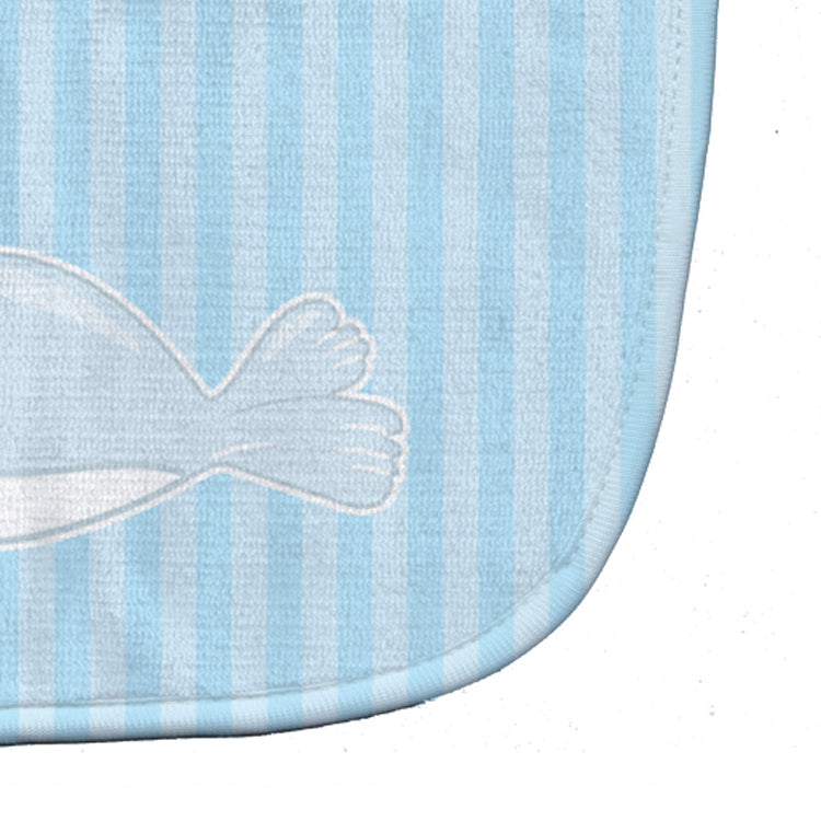 Seal on Stripes Baby Bib Easy-Clean Baby Bib Baby Feeding Accessory Baby Mealtime Essential, 10 x 13, Multicolor