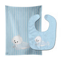 Seal on Stripes Baby Bib & Burp Cloth Easy-Clean Baby Bib Baby Feeding Accessory Baby Mealtime Essential