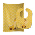 Giraffe Baby Bib & Burp Cloth Easy-Clean Baby Bib Baby Feeding Accessory Baby Mealtime Essential