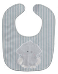 Elephant Al Baby Bib Easy-Clean Baby Bib Baby Feeding Accessory Baby Mealtime Essential, 10 x 13, Multicolor
