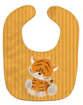 Tiger Baby Bib Easy-Clean Baby Bib Baby Feeding Accessory Baby Mealtime Essential, 10 x 13, Multicolor