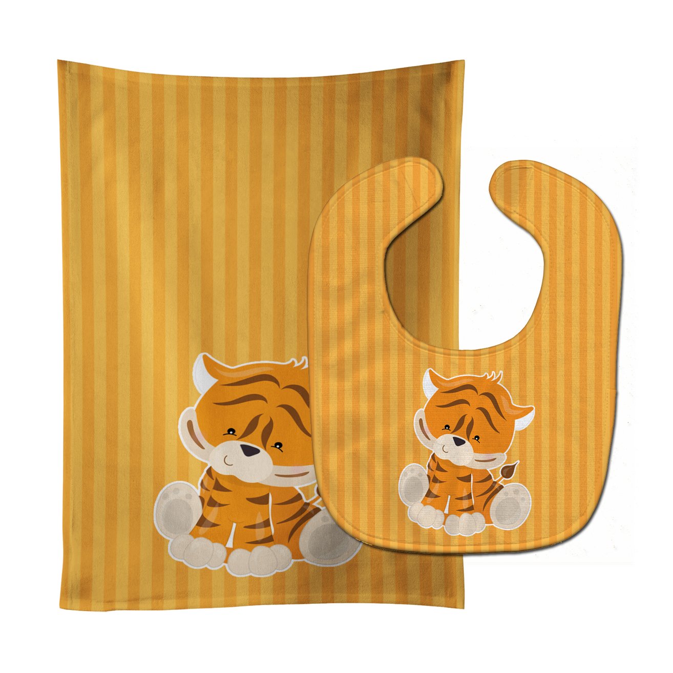 Tiger Baby Bib & Burp Cloth Easy-Clean Baby Bib Baby Feeding Accessory Baby Mealtime Essential