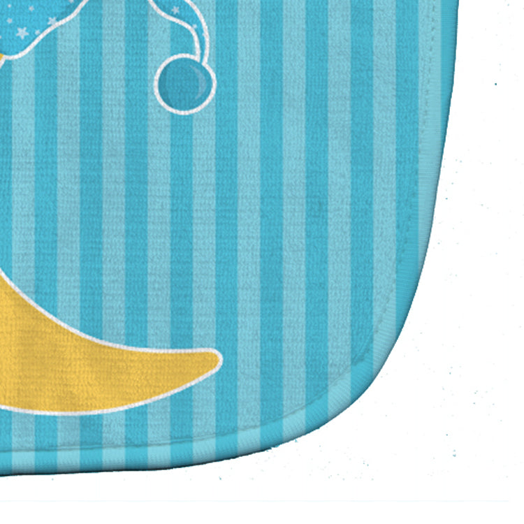 Baby Boy Moon Baby Bib Easy-Clean Baby Bib Baby Feeding Accessory Baby Mealtime Essential, 10 x 13, Multicolor