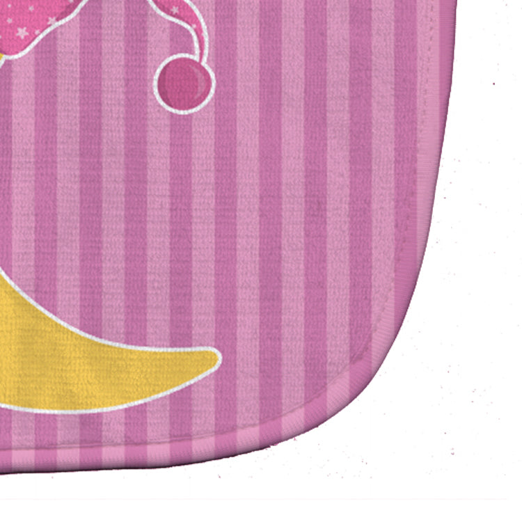 Baby Girl Moon Baby Bib Easy-Clean Baby Bib Baby Feeding Accessory Baby Mealtime Essential, 10 x 13, Multicolor