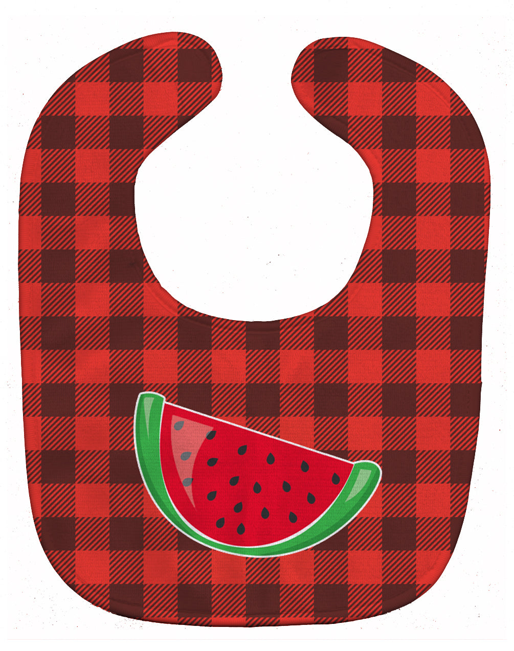 Backyard BBQ Watermelon Baby Bib Easy-Clean Baby Bib Baby Feeding Accessory Baby Mealtime Essential, 10 x 13, Multicolor