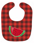 Backyard BBQ Watermelon Baby Bib Easy-Clean Baby Bib Baby Feeding Accessory Baby Mealtime Essential, 10 x 13, Multicolor