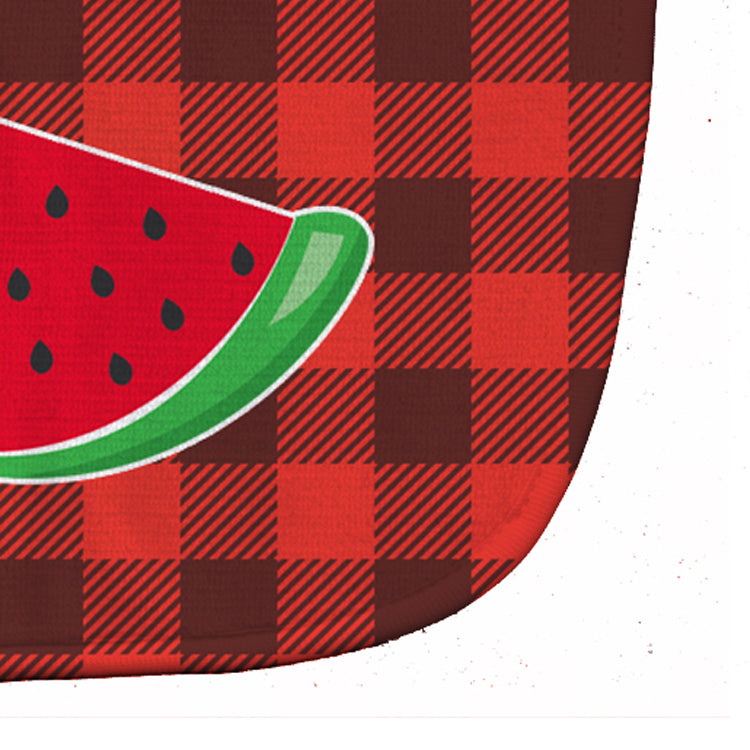 Backyard BBQ Watermelon Baby Bib Easy-Clean Baby Bib Baby Feeding Accessory Baby Mealtime Essential, 10 x 13, Multicolor