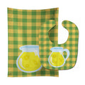 Backyard BBQ Lemonade #2 Baby Bib & Burp Cloth Easy-Clean Baby Bib Baby Feeding Accessory Baby Mealtime Essential