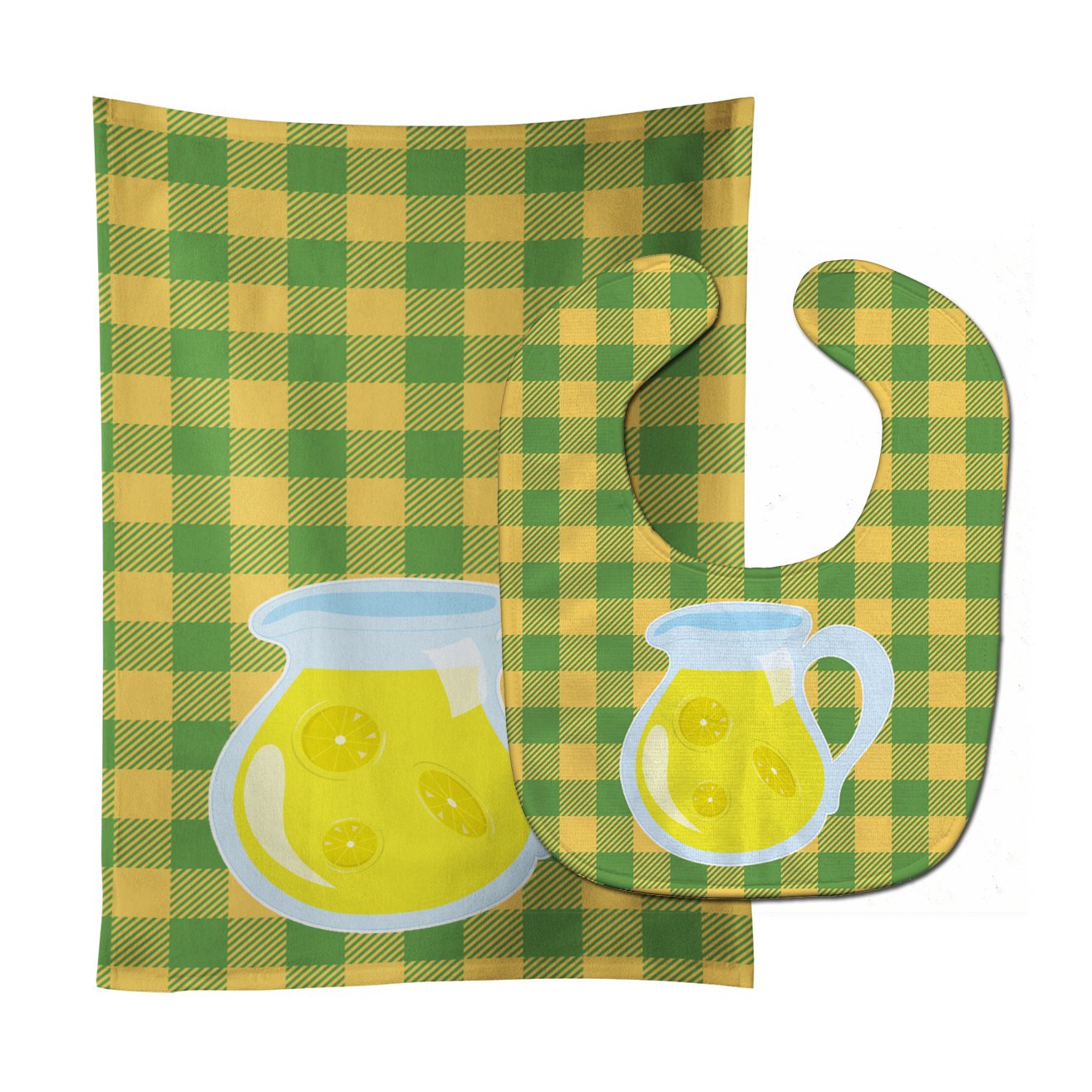 Backyard BBQ Lemonade #2 Baby Bib & Burp Cloth Easy-Clean Baby Bib Baby Feeding Accessory Baby Mealtime Essential