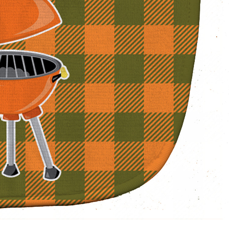 Backyard BBQ Grill Baby Bib Easy-Clean Baby Bib Baby Feeding Accessory Baby Mealtime Essential, 10 x 13, Multicolor