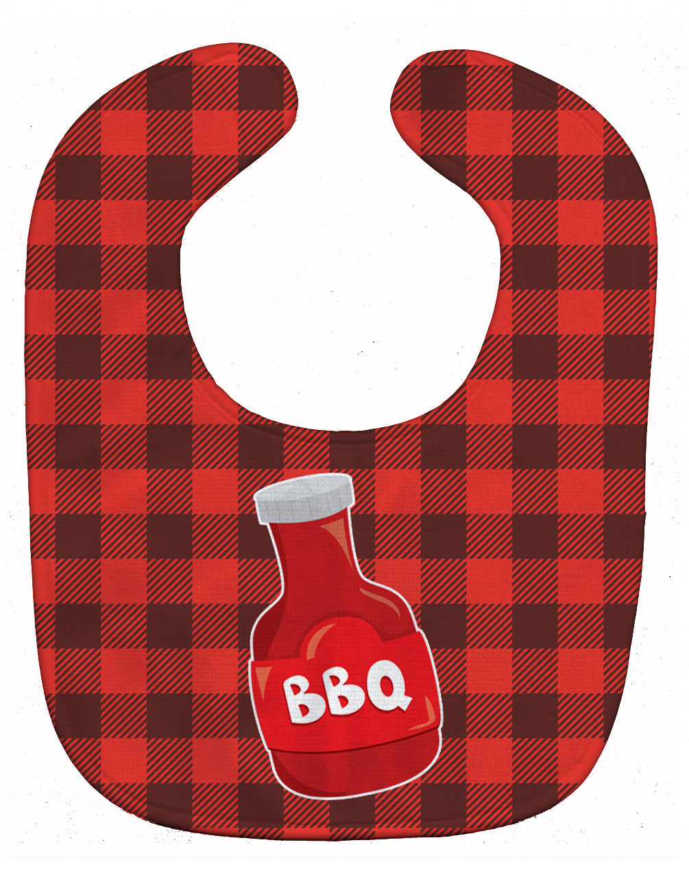 Backyard BBQ Sauce Baby Bib Easy-Clean Baby Bib Baby Feeding Accessory Baby Mealtime Essential, 10 x 13, Multicolor
