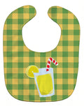 Backyard BBQ Lemonade #1 Baby Bib Easy-Clean Baby Bib Baby Feeding Accessory Baby Mealtime Essential, 10 x 13, Multicolor