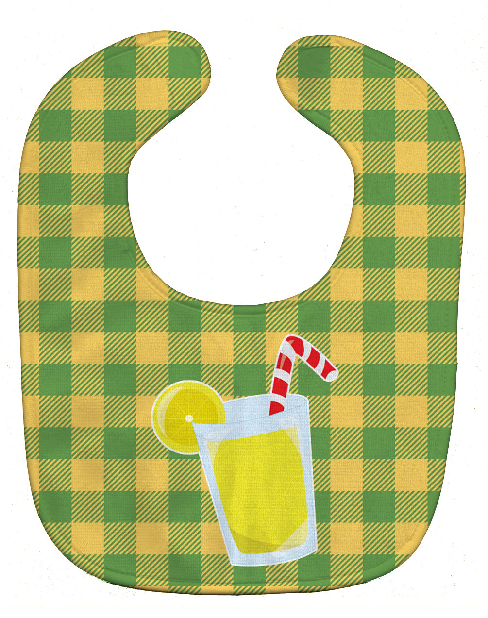 Backyard BBQ Lemonade #1 Baby Bib Easy-Clean Baby Bib Baby Feeding Accessory Baby Mealtime Essential, 10 x 13, Multicolor