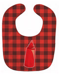 Backyard BBQ Ketchup Baby Bib Easy-Clean Baby Bib Baby Feeding Accessory Baby Mealtime Essential, 10 x 13, Multicolor