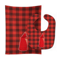 Backyard BBQ Ketchup Baby Bib & Burp Cloth Easy-Clean Baby Bib Baby Feeding Accessory Baby Mealtime Essential