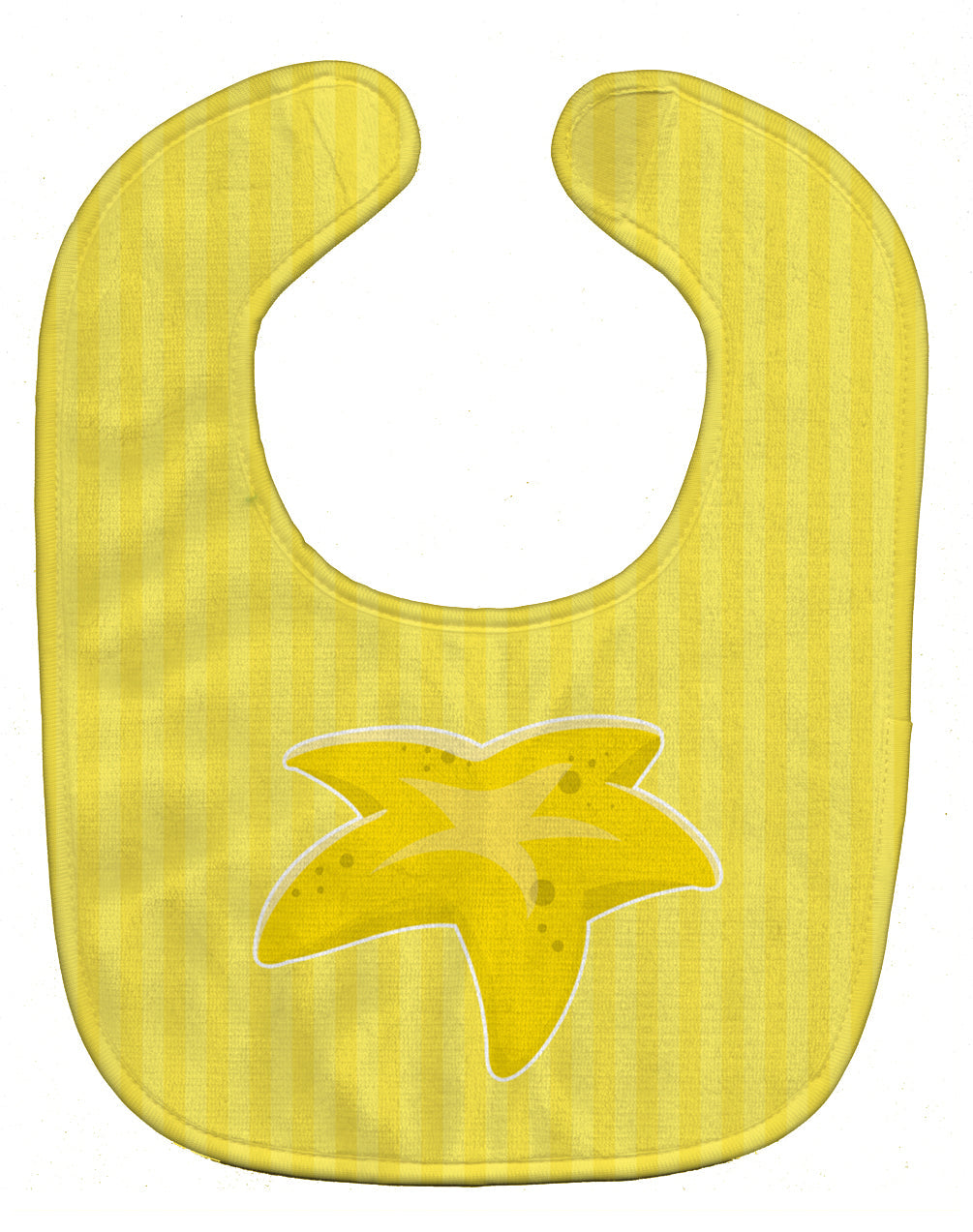 Starfish Baby Bib Easy-Clean Baby Bib Baby Feeding Accessory Baby Mealtime Essential, 10 x 13, Multicolor