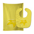 Starfish Baby Bib & Burp Cloth Easy-Clean Baby Bib Baby Feeding Accessory Baby Mealtime Essential
