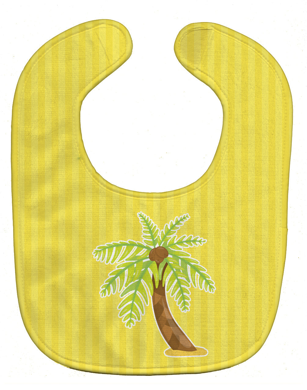 Palm Tree Baby Bib Easy-Clean Baby Bib Baby Feeding Accessory Baby Mealtime Essential, 10 x 13, Multicolor